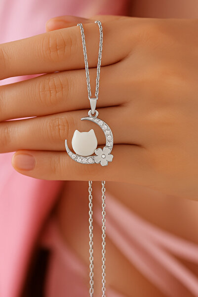 MakeWell قلادة من الفولاذ المقاوم للصدأ غير قابلة للصدأ بتصميم زهرة الورد وال...