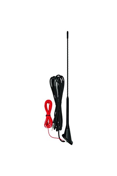 4Cars Antena auto cu amplificare 40cm Golf fixa cu talpa ovala