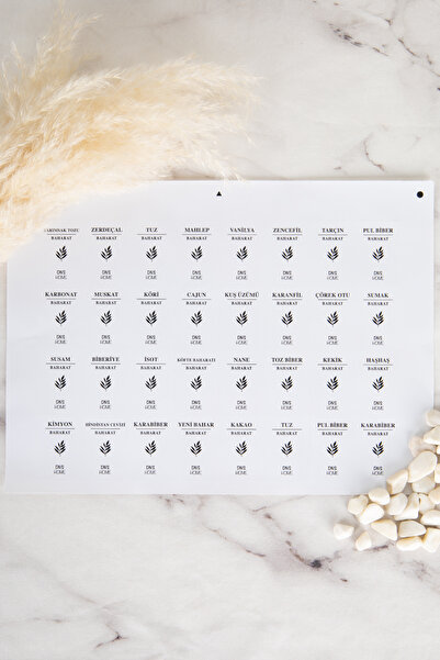 DNS HOME 12-Piece Glass Spice Jar Set with Wooden Vacuum Lid Spice Label Jar Set 300 ml