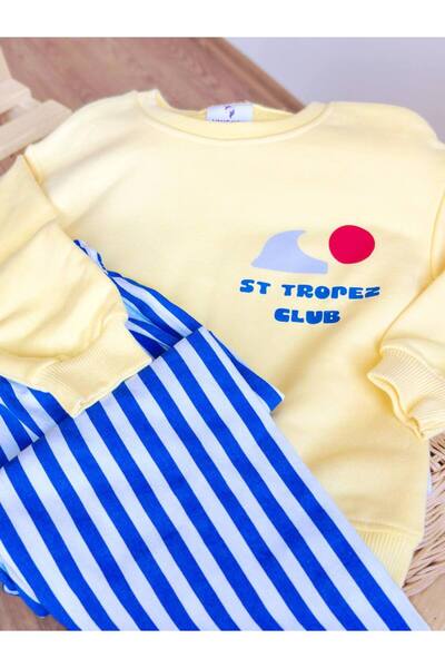 MİO Unisex 3 İplik Şardonsuz Sweatshirt Kanvas Pantolon Takım