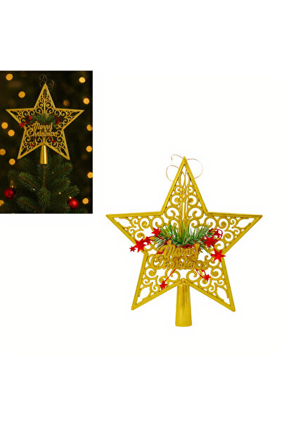 JML Stea de Crăciun 21x20cm, vârf de brad din plastic