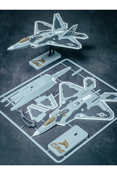 Titrek Toys F-22 Raptor Uçak Maket Kit Kart