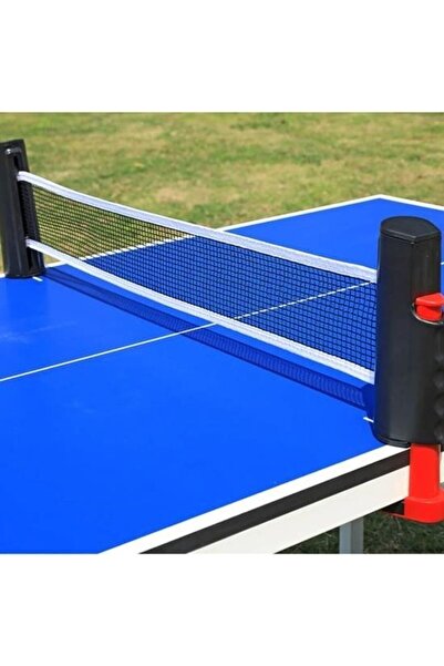 OLLEVRA Ping Pong Table Tennis Net Bracket Telescopic Portable Anti-Slip