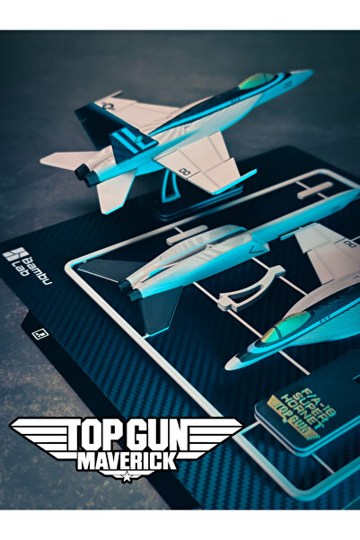 Titrek Toys F/A-18 Super Hornet Top Gun Maverick Uçak Maket Kit Kart