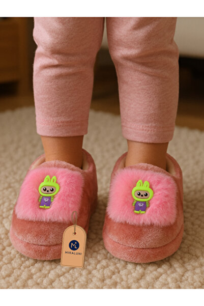 miraluni أحذية منزلية من القطيفة للأطفال - نعل ناعم، يحافظ على الدفء، أحذية ش...
