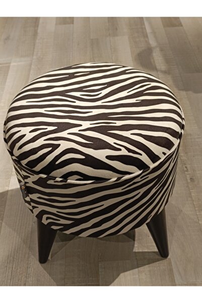 Store MERCAN MOBİLYA LEOPAR DESEN PUF BENCH 42 CM
