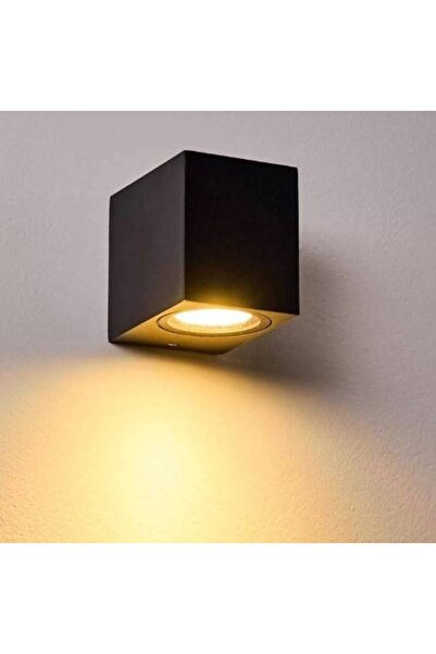 HAMER Single-sided square wall GU10, outdoor lighting