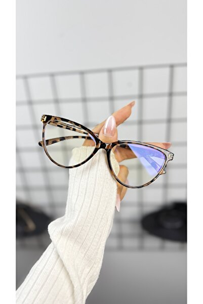 LOOKUP NEW Cat Eye Cat Eye 56 Ekartman Metal Transparent Women Men Unisex Blue Light Protection Screen Glasses Eyewear