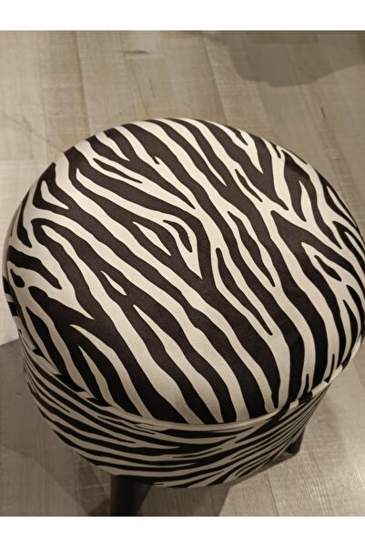 Store MERCAN MOBİLYA LEOPAR DESEN PUF BENCH 42 CM