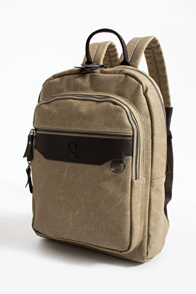 H&D COLLECTİON Premium Canvas Fabric Backpack Business Bag 1St Class Quality Bag