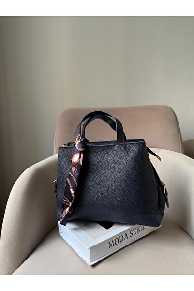 Moda Sekiz حقيبة نسائية كبيرة الحجم بثلاثة أقسام مع إكسسوارات للشال