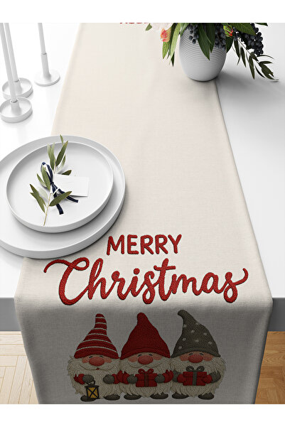 Bertille Home Πρωτοχρονιάτικη σειρά 140x40 cm Digital Printed Runner (Χριστού...