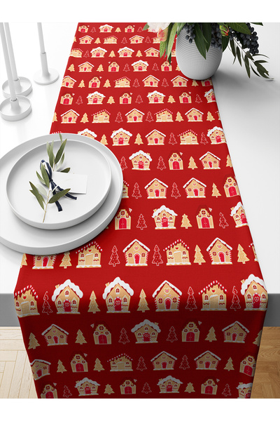 Bertille Home New Year Series 140X40 cm Digital Printed Runner (Christmas Christmas)