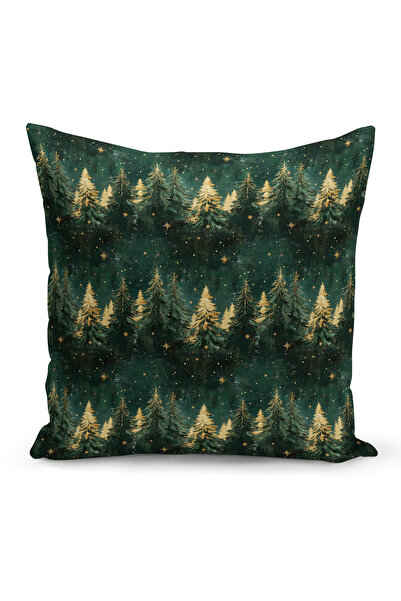 Bertille Home Новогодишна серия Двустранна калъфка за възглавница с цифров пе...