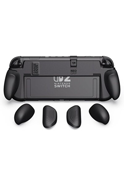 Savage Raven NeoGrip for Nintendo Switch 2: An Ergonomic Grip Hard Shell Handheld Case with Replaceable Grips