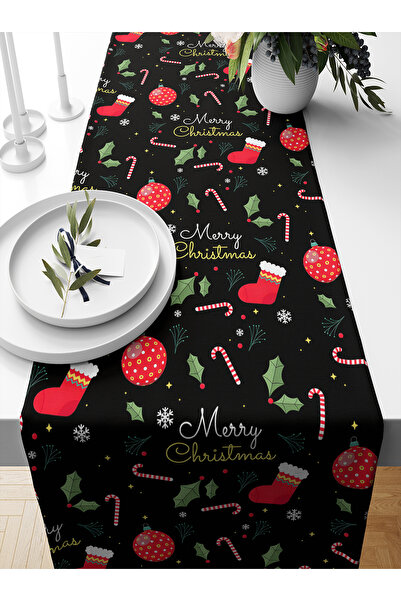 Bertille Home Πρωτοχρονιάτικη σειρά 140x40 cm Digital Printed Runner (Χριστού...