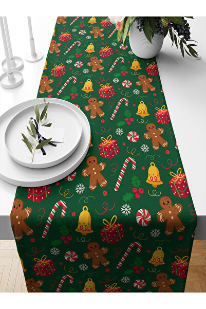 Bertille Home Πρωτοχρονιάτικη σειρά 140x40 cm Digital Printed Runner (Χριστού...