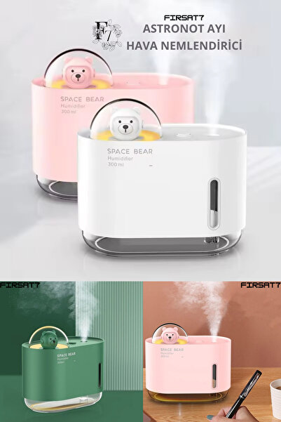 Genel Markalar Dekoratif Astronot Ayı Hava Nemlendirici 300ML Aroma Difüzör E...