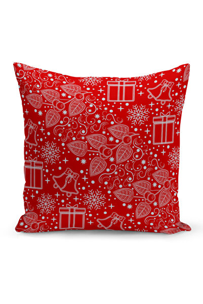 Bertille Home Новогодишна серия Двустранна калъфка за възглавница с цифров пе...