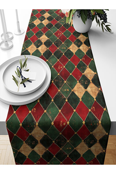 Bertille Home Πρωτοχρονιάτικη σειρά 140x40 cm Digital Printed Runner (Χριστού...