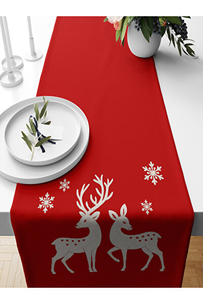 Bertille Home Πρωτοχρονιάτικη σειρά 140x40 cm Digital Printed Runner (Χριστού...