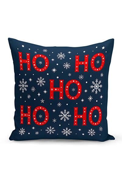 Bertille Home New Year Series Double-Sided Digital Printed Set of 4 Throw Pillow Covers (Christmas Cushion Cover)