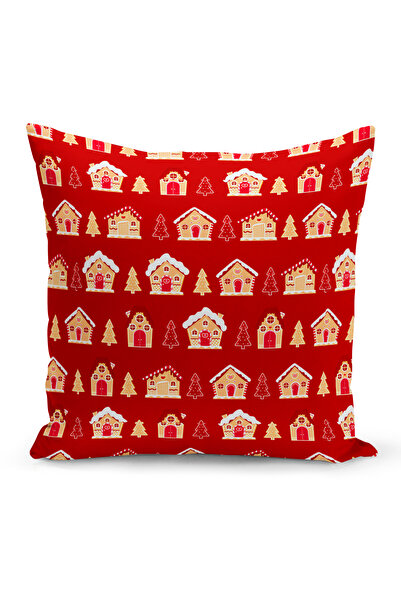 Bertille Home Новогодишна серия Двустранна калъфка за възглавница с цифров пе...