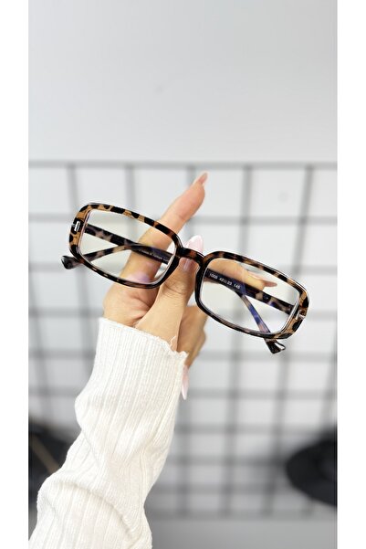 LOOKUP NEW Square Rectangular 42 Ekartman Metal Transparent Women Men Unisex Blue Light Protection Screen Glasses Eyewear