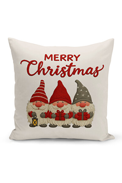 Bertille Home Новогодишна серия Двустранна калъфка за възглавница с цифров пе...