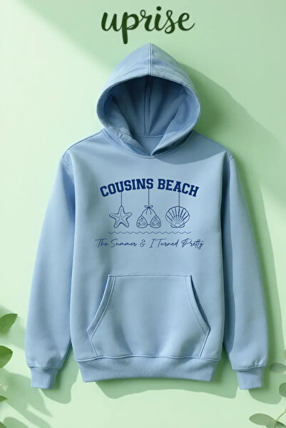 Vordevia Hanorac Cousins Beach The Summer I Turned Pretty cu imprimeu din bumbac 3 fire Oversize