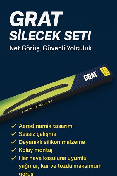 GRAT SİLECEK TAKIM ÖN 650-480 26''+19'' FIAT FIORINO PEUGEOT BIPPER CITROEN NEMO