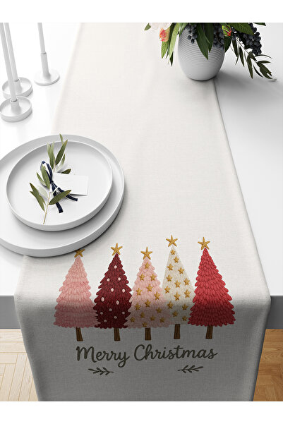 Bertille Home Πρωτοχρονιάτικη σειρά 140x40 cm Digital Printed Runner (Χριστού...