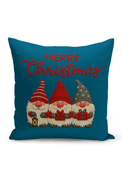 Bertille Home Новогодишна серия Двустранна калъфка за възглавница с цифров пе...