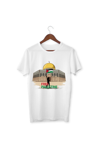 ALPŞAN TİCARET Palestine Solidarity T-Shirt Flag Printed T-Shirt Children Adu...