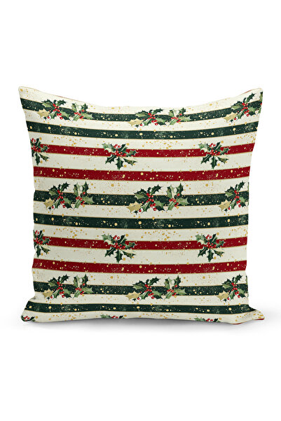 Bertille Home Новогодишна серия Двустранна калъфка за възглавница с цифров пе...