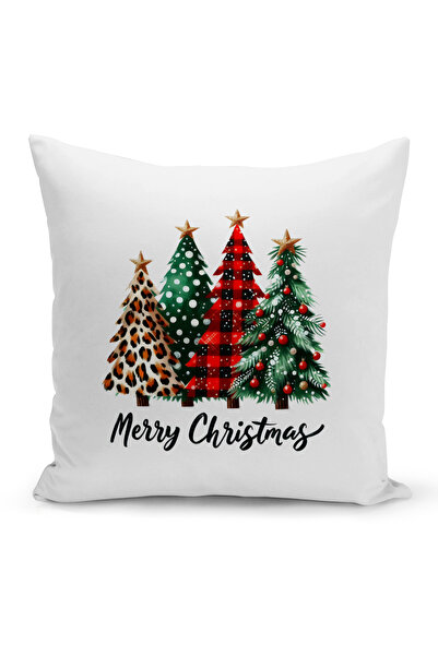 Bertille Home Новогодишна серия Двустранна калъфка за възглавница с цифров пе...