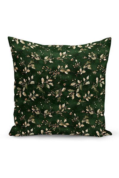 Bertille Home Новогодишна серия Двустранна калъфка за възглавница с цифров пе...