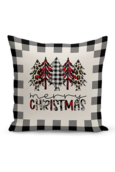Bertille Home Новогодишна серия Двустранна калъфка за възглавница с цифров пе...