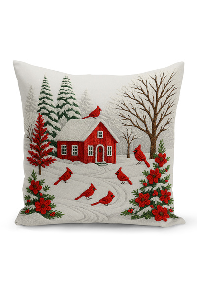 Bertille Home Husă de pernă cu imprimare digitală pe două fețe Seria de Anul ...