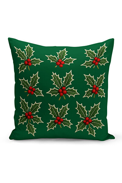 Bertille Home Новогодишна серия Двустранна калъфка за възглавница с цифров пе...