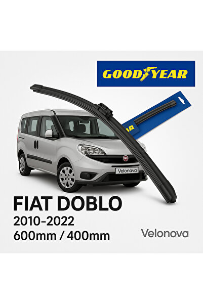 Velonova GOOD YEAR 2’li Set Araca Özel Silecek Takımı Fiat Doblo 2010-2022 Ön...