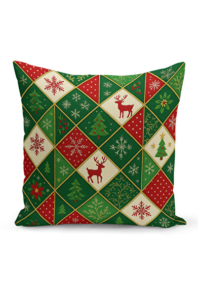 Bertille Home Πρωτοχρονιάτικη Σειρά Διπλής Όψης Ψηφιακή Εκτύπωση Μαξιλαροθήκη...