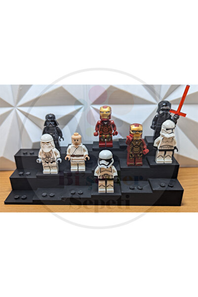Bi'şeyler Sepeti Brick MiniFig / Minifigure Stand / Display Mini Figürler içi...