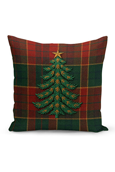 Bertille Home Новогодишна серия Двустранна калъфка за възглавница с цифров пе...