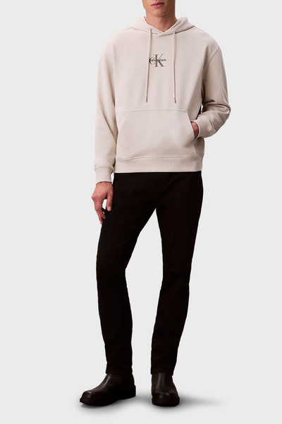 Calvin Klein With Logo Cotton Relaxed Fit Hooded Sweat Lv04Rd243G67U Men's Sweat Lv04Rd243G 67U
