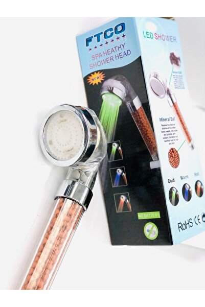 GOLDMAX قلتر شاور كربوني مضيء ( سماعة )