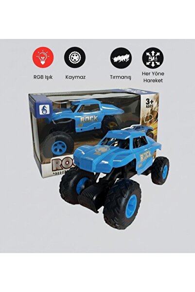 Sole 1:18 Ölçek Rock Crawler Off-Road RGB Işıklı Oyuncak Araba