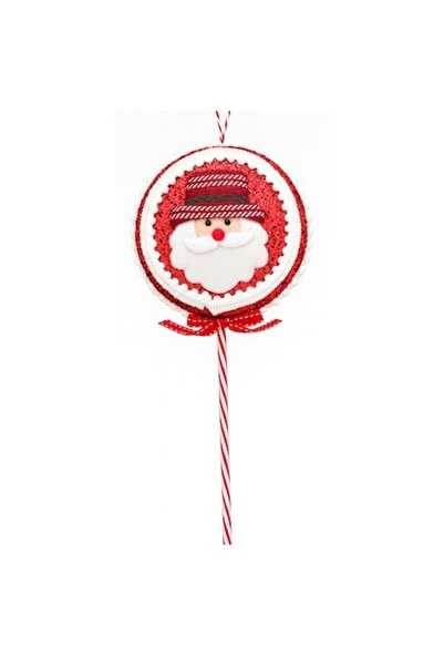 OEM Decoratiune Craciun, Forma Acadea, Lollipop, 3D, Rosu/Alb/Verde