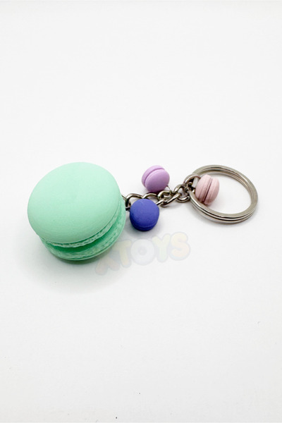 Xtoys سلسلة مفاتيح ماكارون هدية للأحباء، إكسسوار للحقائب ولعبة لتخفيف التوتر ...