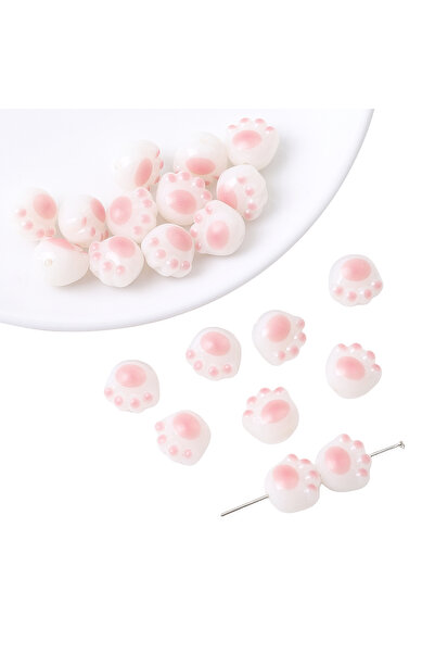 Choice6 12x11mm style7 10pcs 10/20Pcs Acrylic Charcoal Grilled Cute Cat Claw ...